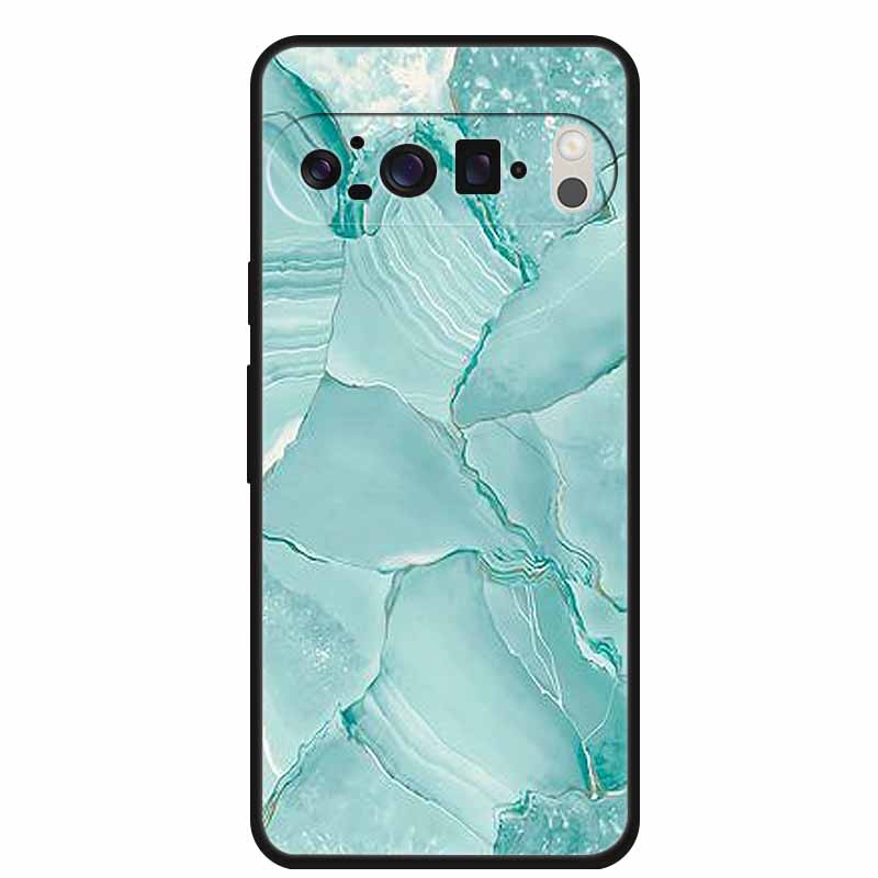 For Google Pixel 10 Pro Case Vivid Graceful Premium Marble TPU Soft Silicone Phone Cases Impact Chic Mineral-Finish Para Cover