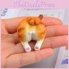 Resin Butt Cat Cartoon Fridge Magnet Creative Decor For Kids And Use Kitchen
