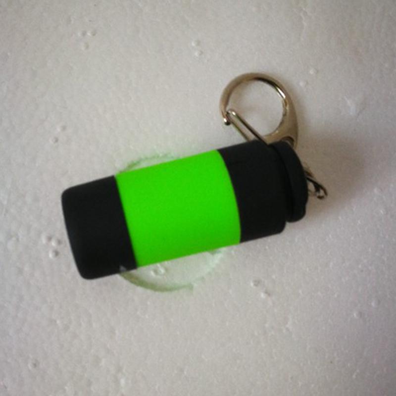 USB Rechargeable Torch LED Light Mini Flashlight Lamp Pocket Keychain Torch Lot