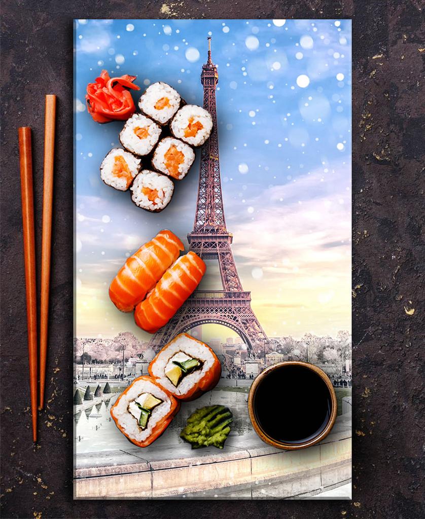 GLASS PLATE BOARD PANEL TABLETOP 30x52 PARIS