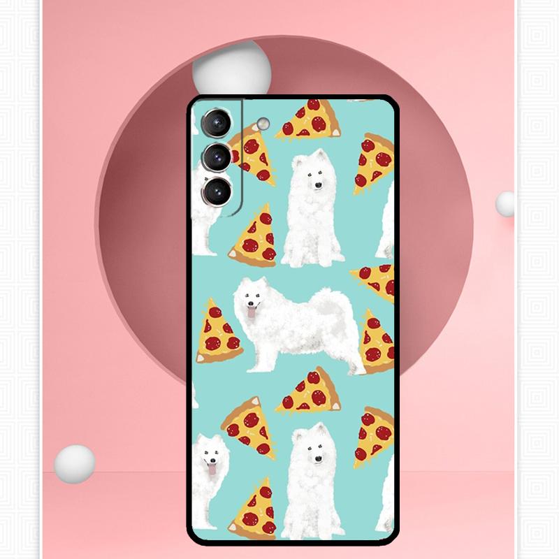 Samoyed Puppy Case For Samsung Galaxy S25 Ultra S21 S22 S23 S24 Ultra S9 S10 S20 Plus S25 FE Cover Funda
