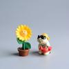 Japanese Cat Groceries Summer Courtyard Morning Glory Tide Play Gifts INS Resin Crafts DIY Small Ornaments Collection Gifts