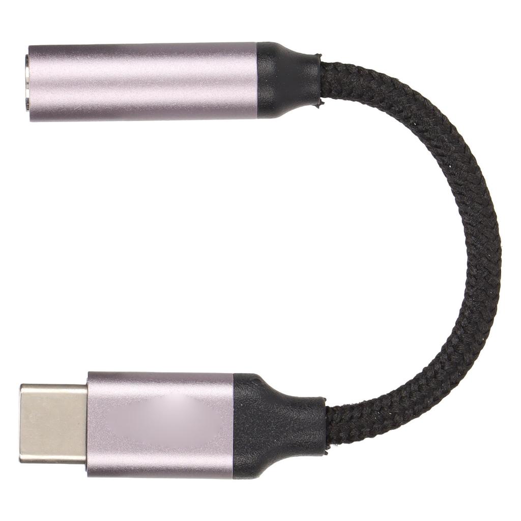 Type C To 3.5mm Audio Cable Type C To 3.5mm Headphone Jack Adapter Supports Music Call Wire Control Function