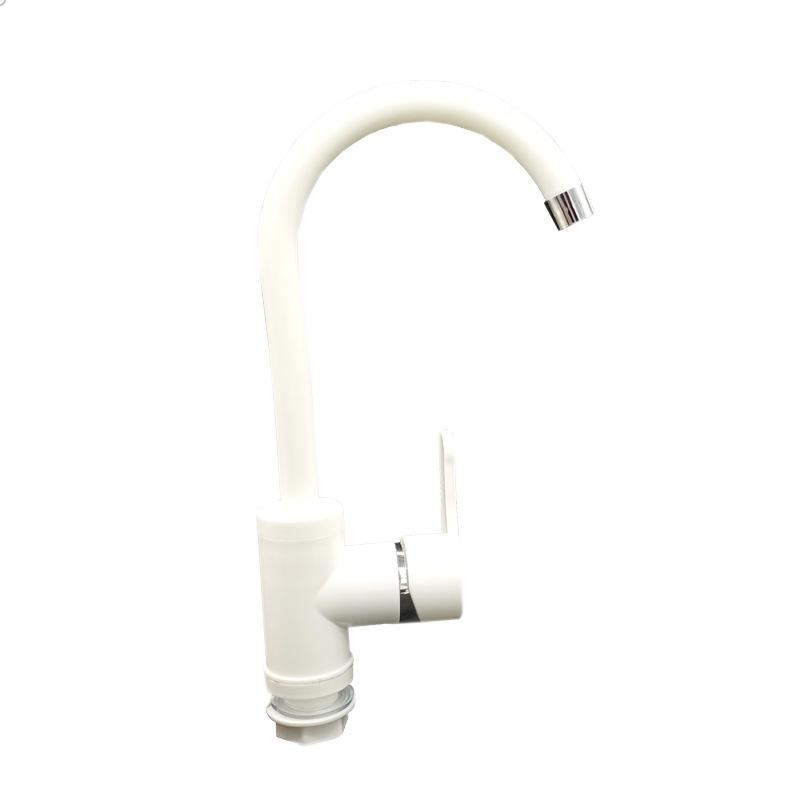 Plastic Faucet for Household Kitchen Sink Single Hole Anti-splash Universal Courtyard Kitchen Bathroom Basin Faucet