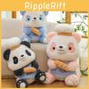 Plush Panda Chef Toy Cute Cartoon Baking Child Bedroom Decoration Scene Gift