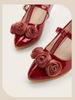Escarpins à Lacets Pointus pour Filles Hiver 2025 - Chaussures Élégantes en Cuir pour Petites Filles