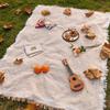 Moisture-Proof Outdoor Cotton Picnic Blanket for Camping & RV Travel