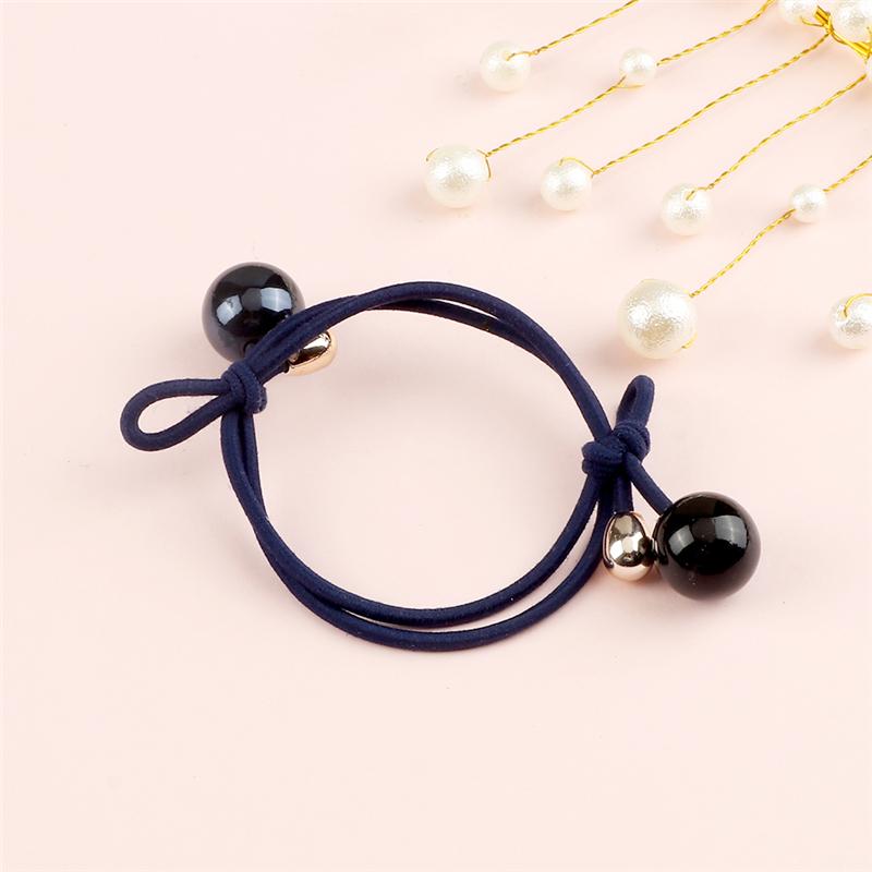 

Бантик Шар Подвеска Резинка для волос Корейская Мода Повязка на голову Женская Девичья Резинка для волос Высокоэластичная Простая Резинка Аксессуары для волос Подарок D 4.5cm