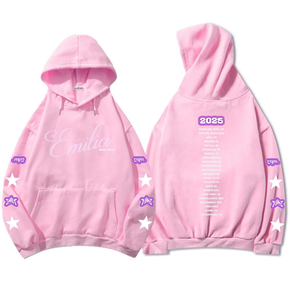 Men Women Clothes Emilia Mernes Singer Graphic Hoodies Fashion Long Sleeve Hooded Pullovers Autumn Sweatshirt Casual