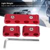 Schlauchabscheider AN8 AN9 AN10 Aluminium Schlauchabscheider Klemme Motor Zündkerzenkabelabscheider Kabelbefestigung Befestigungsmaterial Aufbewahrung (rot)