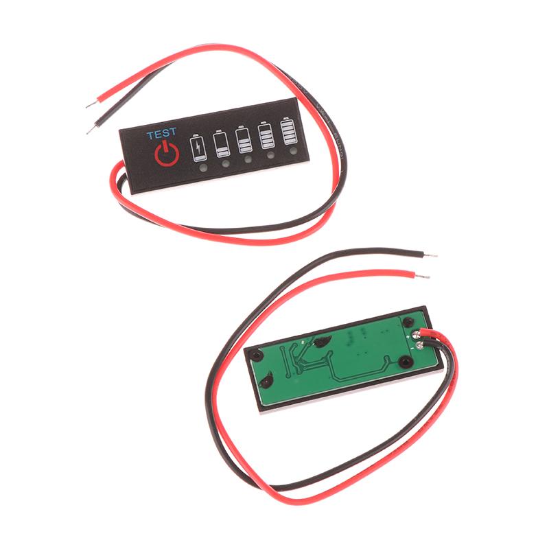 Battery Level Indicator 18650 Lithium Capacity Tester Meter 2S-7S 7.4V-29.4V 15Ma Module Lithium Battery Level Display Module