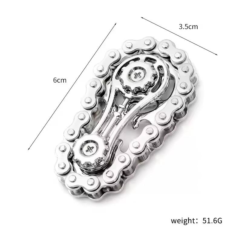 Metal Fidget Spinner Office Desk Toy Stress Relief Gears Hand Spinner for Adults Desk Decoration Home Decor Relieve Stress Relax