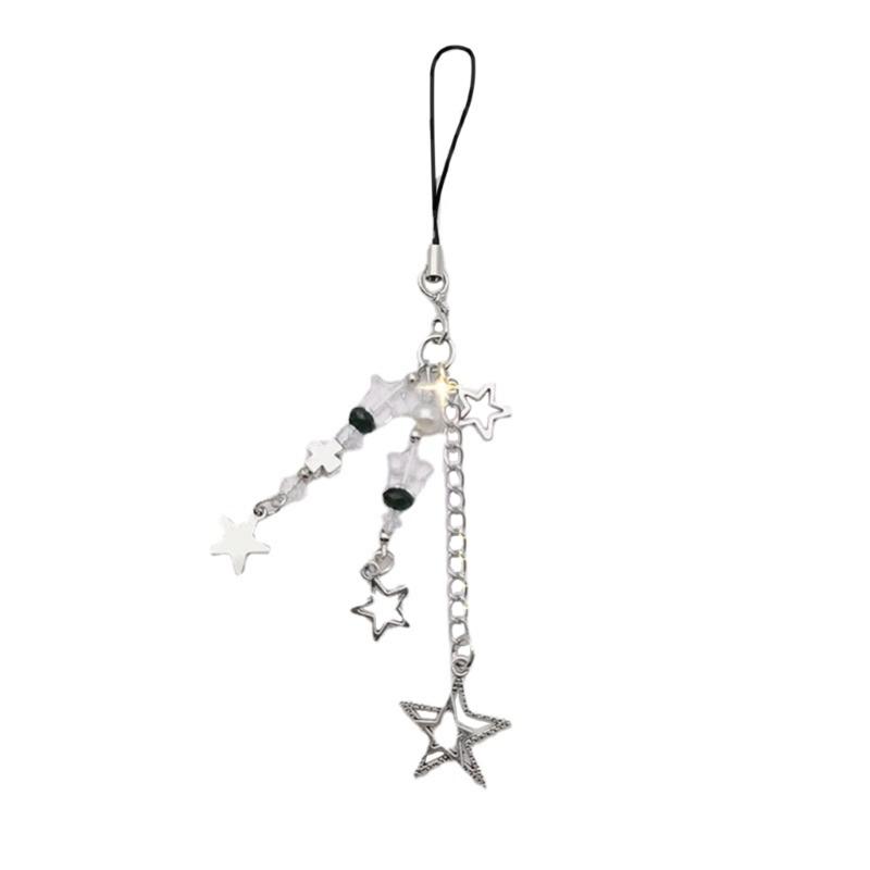 High-Quality Star Cross Mobile Phone Charm Strap Phone Chain Keychain Lanyard Perfect Gift for Friends and Family