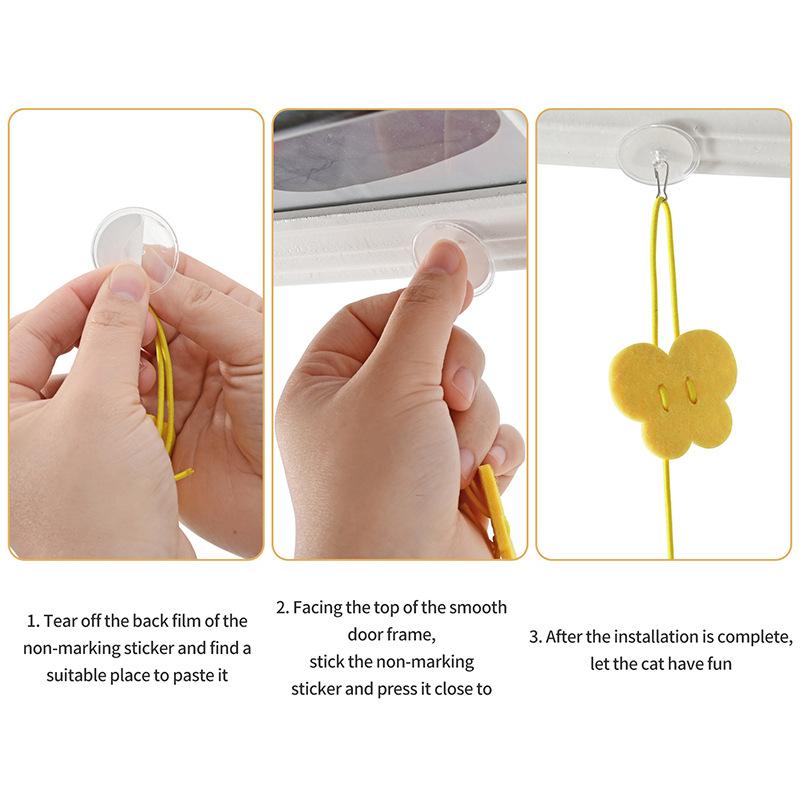 Interaktives Katzenspielzeug zum Aufhängen, Simulations-Katzenspielzeug, lustiges selbsthey, interaktives Spielzeug für Kätzchen, zum Spielen, Teaser, Zauberstab, Spielzeug, Katzenzubehör