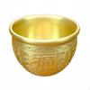 Feng Shui Treasure Basin Prosperity Symbol Chinese Metal Ingot Solid Miniature Sycee for