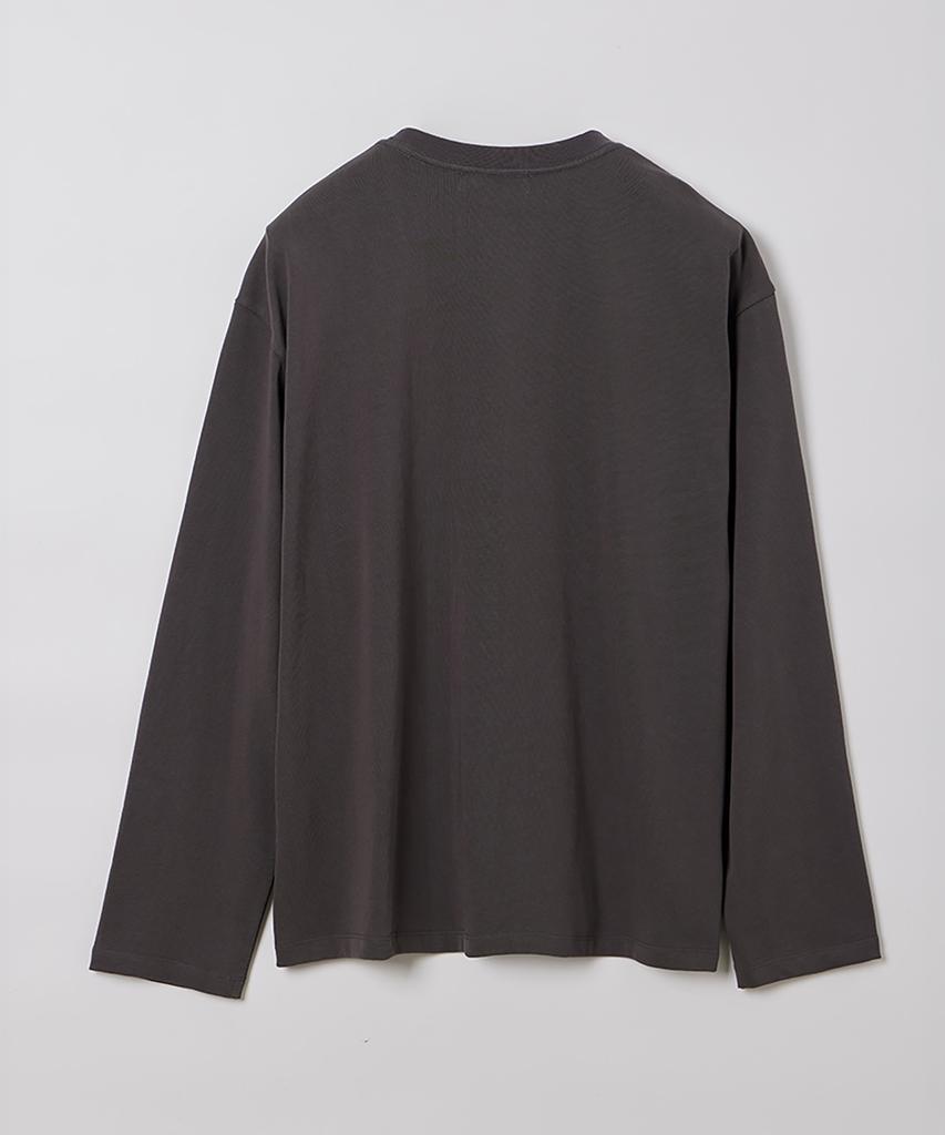 Pildeoseu Man Essential Long Sleeve Tee Charcoal