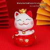 Lucky Cat Resin Mobile Holder - Cute Office Desktop Decoration Gift
