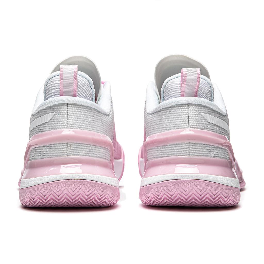 Li Ning Liren Assassin 1 Basketball Shoes Men's Low Top Soft Cherry Blossom Pink/Standard White ABPU021-6