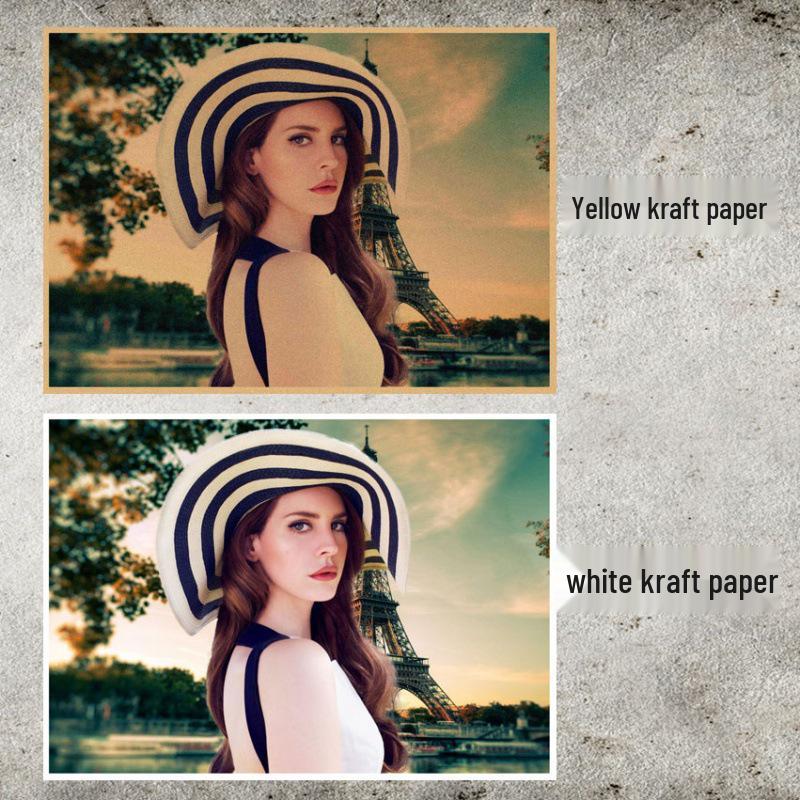 Large Vintage Lana Del Rey Music Star Poster - European & American Style Wall Art