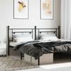 Replacement Headboard Metal Black 193 Cm