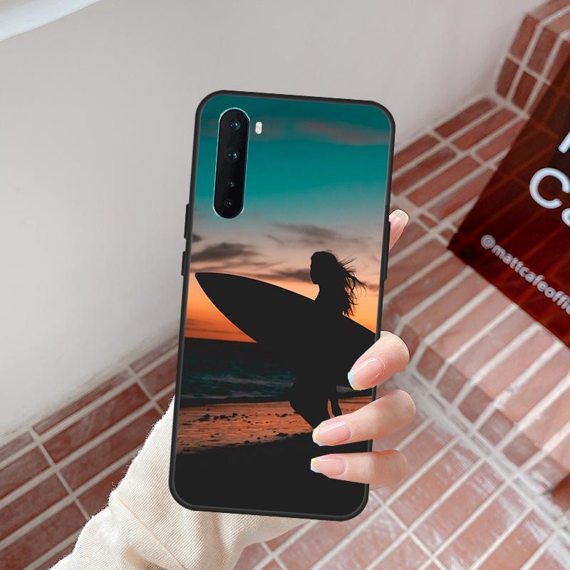 Surfing Art Surf Girl Case For OnePlus Nord 5 CE 2 3 4 Lite N20 N30 OnePlus 15 13 12 11 10R 13R 10T 13T 12R Cover