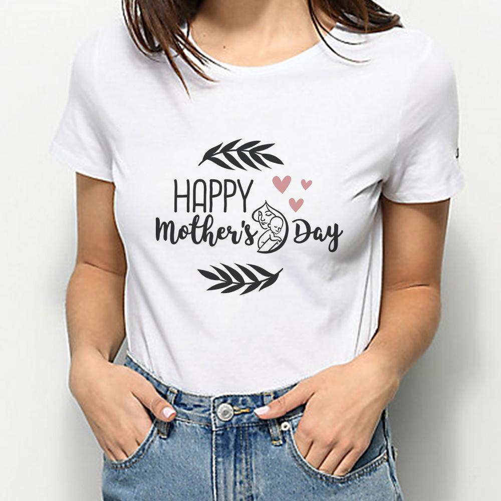 Women S Summer Shirt Happy Mother S Day Letter T Shirt Give Yourself A Gift O