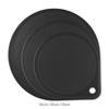 Kai Corporation AP5333 25cm Cutting Board, Dishwasher Safe, Easy to Clean, Round Cutting Board, Black