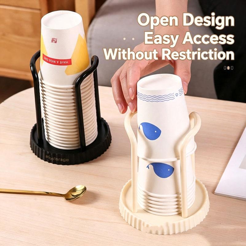 Minimalist Paper Cup Holder, Household Disposable Cup Storage Rack, Multifunctional Desktop Coffee and Milk Tea Cup Storage Rack