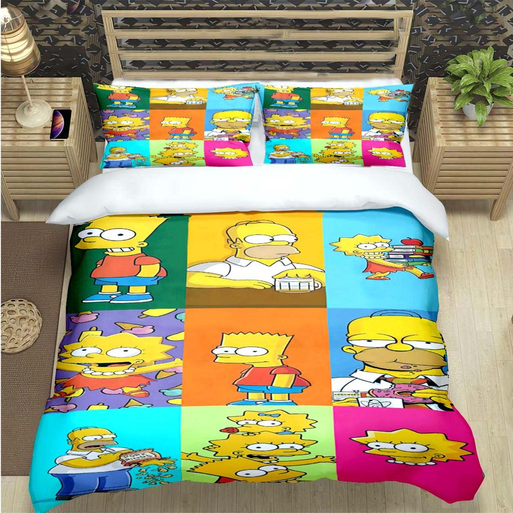 Beliebte Cartoon-TV-Rollen-Druck Bettwäsche-Sets Bettwaren-Set Bettdecken-Set Teens Mädchen Twin Einzel Kind Geschenk