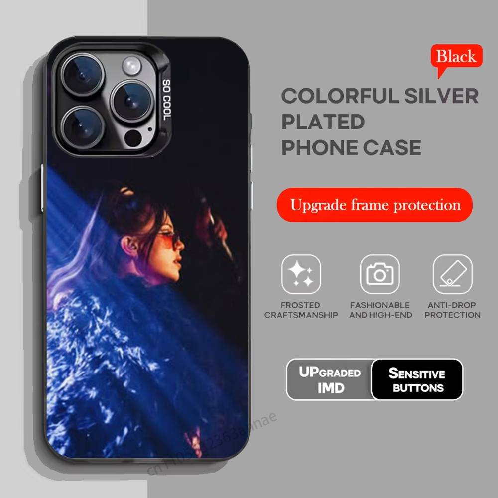 Singer Slayyyter Phone Case For iPhone 17,16,15,14,13,12,11,Pro,Max,Plus,Mini,X,XS,XR,8,S,SE Soft Black Case