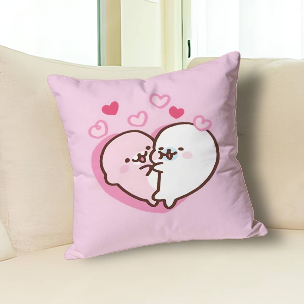 Kawaii M-Mamegomas Cute Baby Various Sizes Square Pillow Case For Car Home Bedchamber Decor Custom Valentine gift