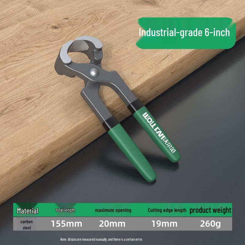 8 Nutcracker Nippers: Multifunctional Pliers, Cable Tie Cutter, Nail Tire Puller, Top Cutting Tool.