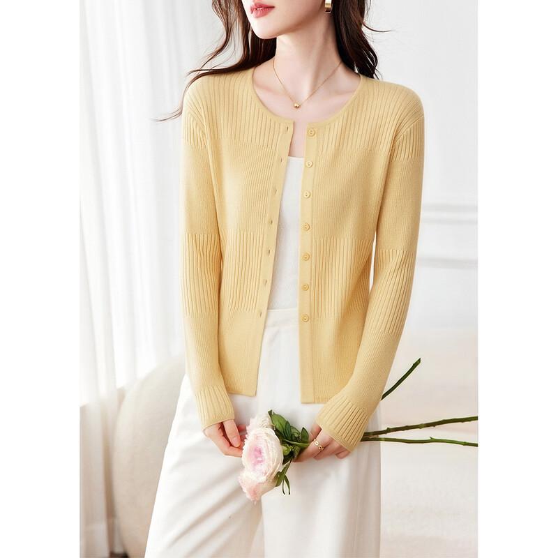 Srcr Silk Blend Knitted Cardigan M