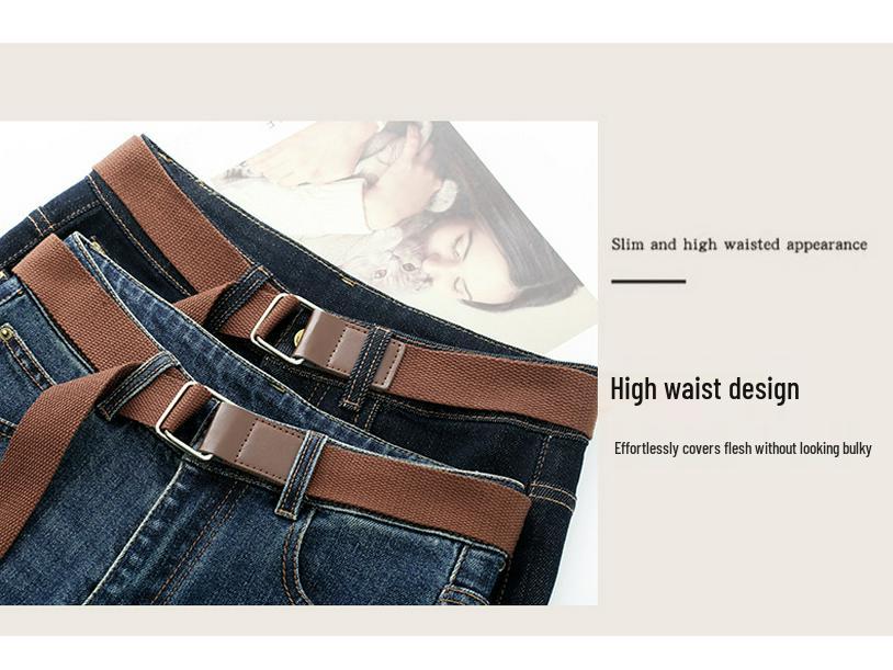 2026 Women's High-Waisted Wide-Leg Jeans: Stylish, Slimming, Versatile for Spring & Autumn