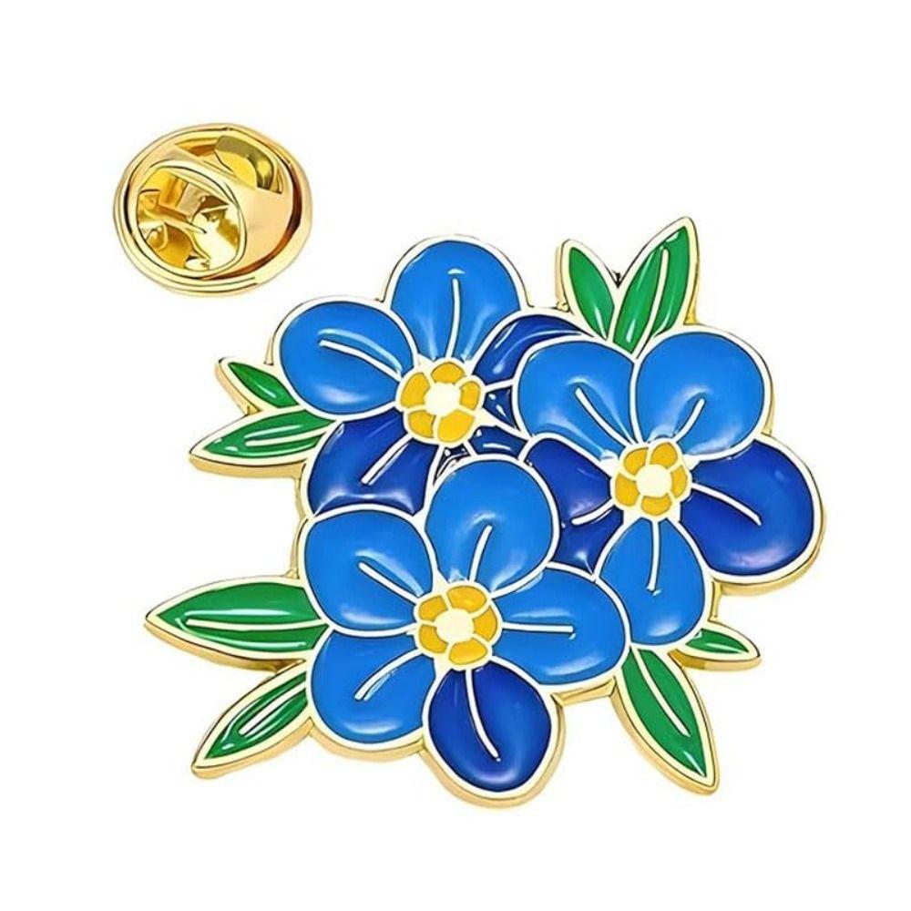 Creative Accessories Flower Language Series Badge Peony Pin Buckle Personalized Brooch  for Women