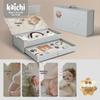 Newborn Gift: Baby Rattle & Soothing Music Set with Educational Cards and Cute Shapes