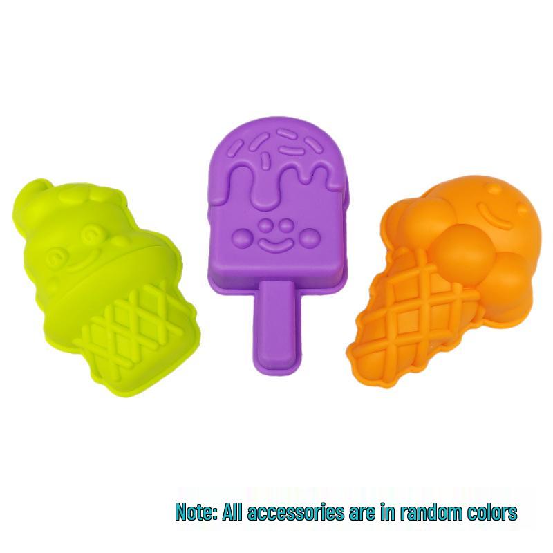 Handmade Colored Playdough Set for Kids with Molds and DIY Tools