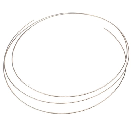 Yibuy 8FT Replacement Mandolin Banjo Fret Wire 1.6mm White Copper for Luthier Makers