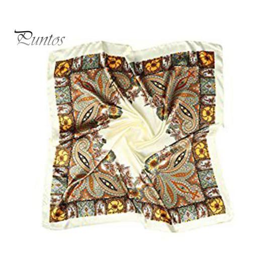 

Головной платок, искусственный шелк, повязка на голову, шейный платок, яркий цвет, этнические принты, квадратная форма, повседневный платок для работы на открытом воздухе D