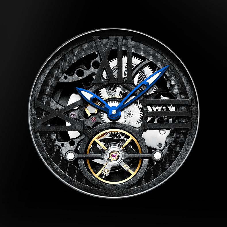 AILANG Neue Uhr Herren Automatische Mechanische Uhr Hohle Herren Vollautomatische Herrenuhr Wasserdicht