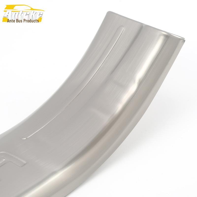 Captiva Stainless Steel Scuff-Resistant Sill Strips – Decorative Welcome Pedal Stickers