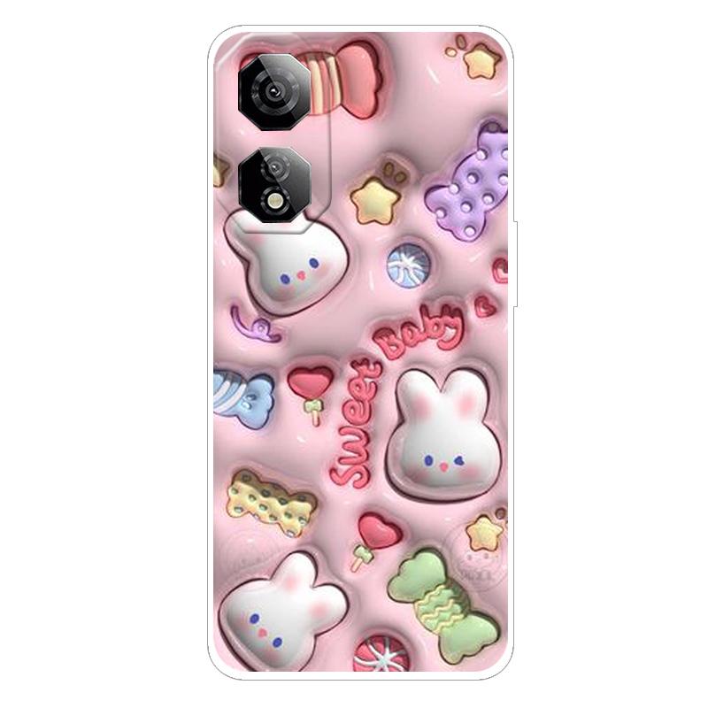 Etui do ZTE Nubia Neo 2 5G 6,72" Modne Miękkie Silikonowe Tylne Pokrowce do telefonu Nubia Neo2 5G Z2352N Etui Fundas Urocze