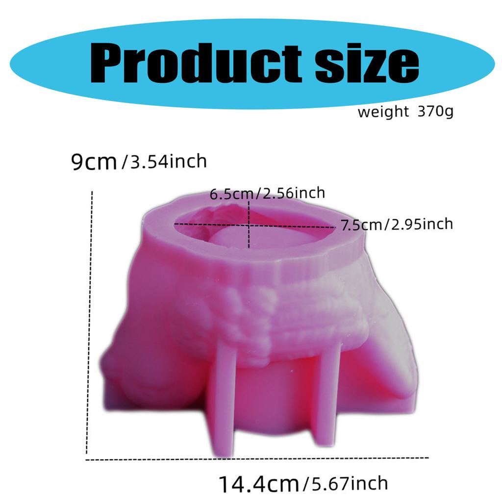 Lifelikes Lovely Bird Shaped Silicone Mould for Succulent Planters Pots Portable for Indoor and Outdoor Decoration