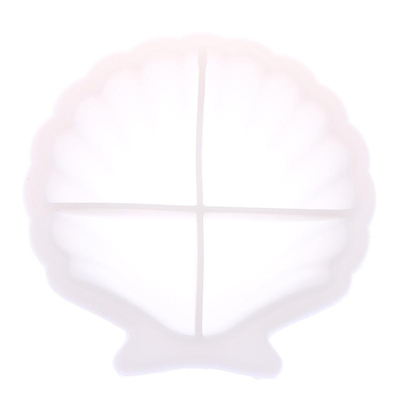 1Pcs Nette Gericht Diy Harz Form Shell Gericht Shell Platte Silikon Harz Gericht Form