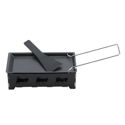 Non-stick Cheese Raclette Rotaster Baking Tray Stove Set for Home Kitchen, Grill with Portable Design for Delicious Meals Anywhere