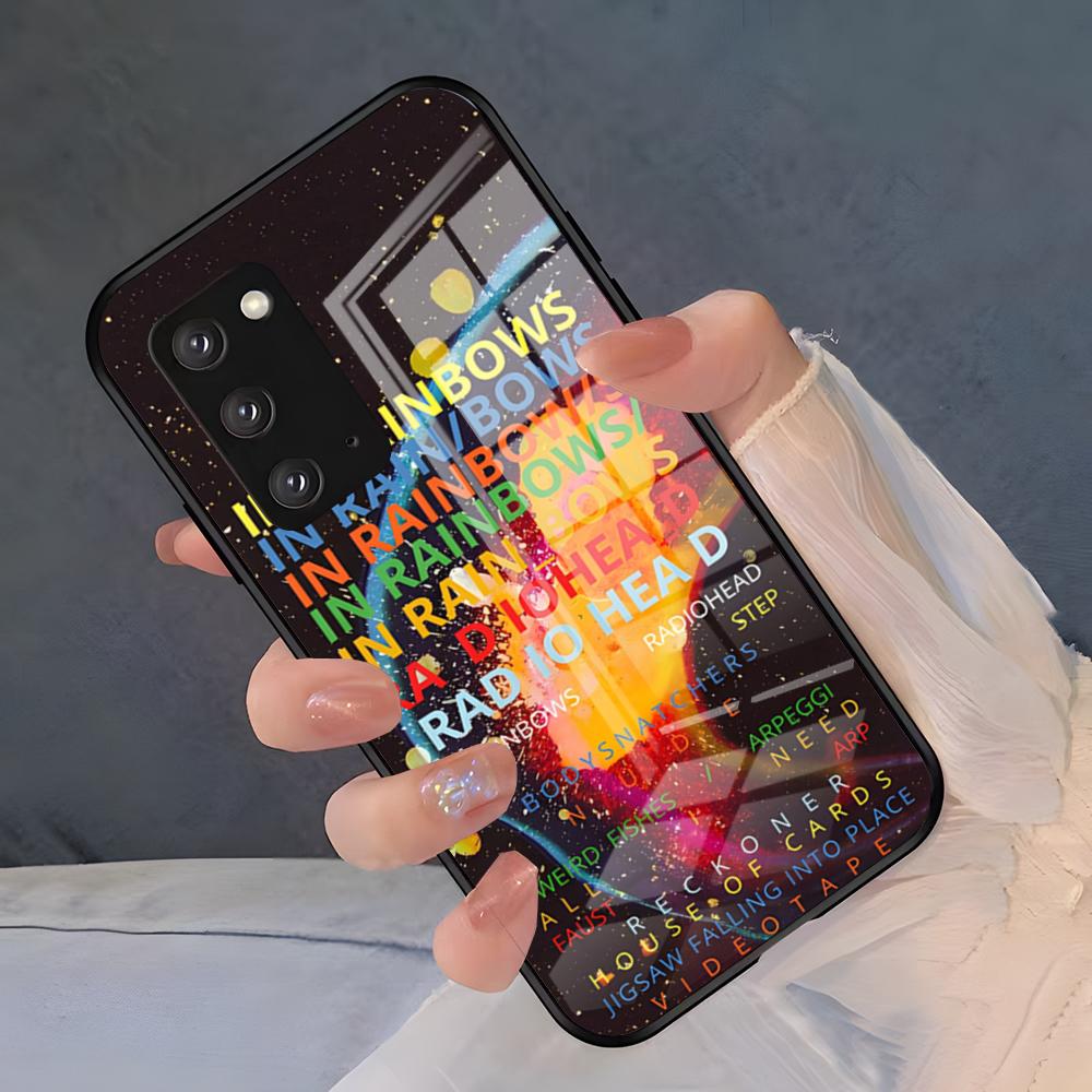 R-Radiohead Band Phone Case For Samsung S26 S25 Plus S20 S20 Plus S22 Ultra S23 FE S21 Plus S21 Ultra Glass Cover
