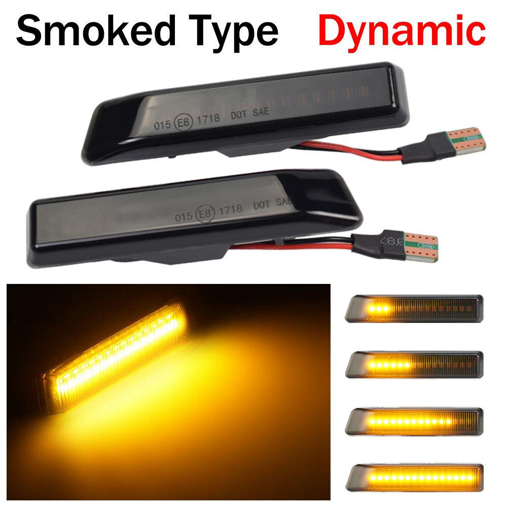 אור איתות דינמי LED לב.מ.וו X5 E53 3 סדרה E36 סמן צד מהבהב מהבהב מים זורמים אור מהבהב