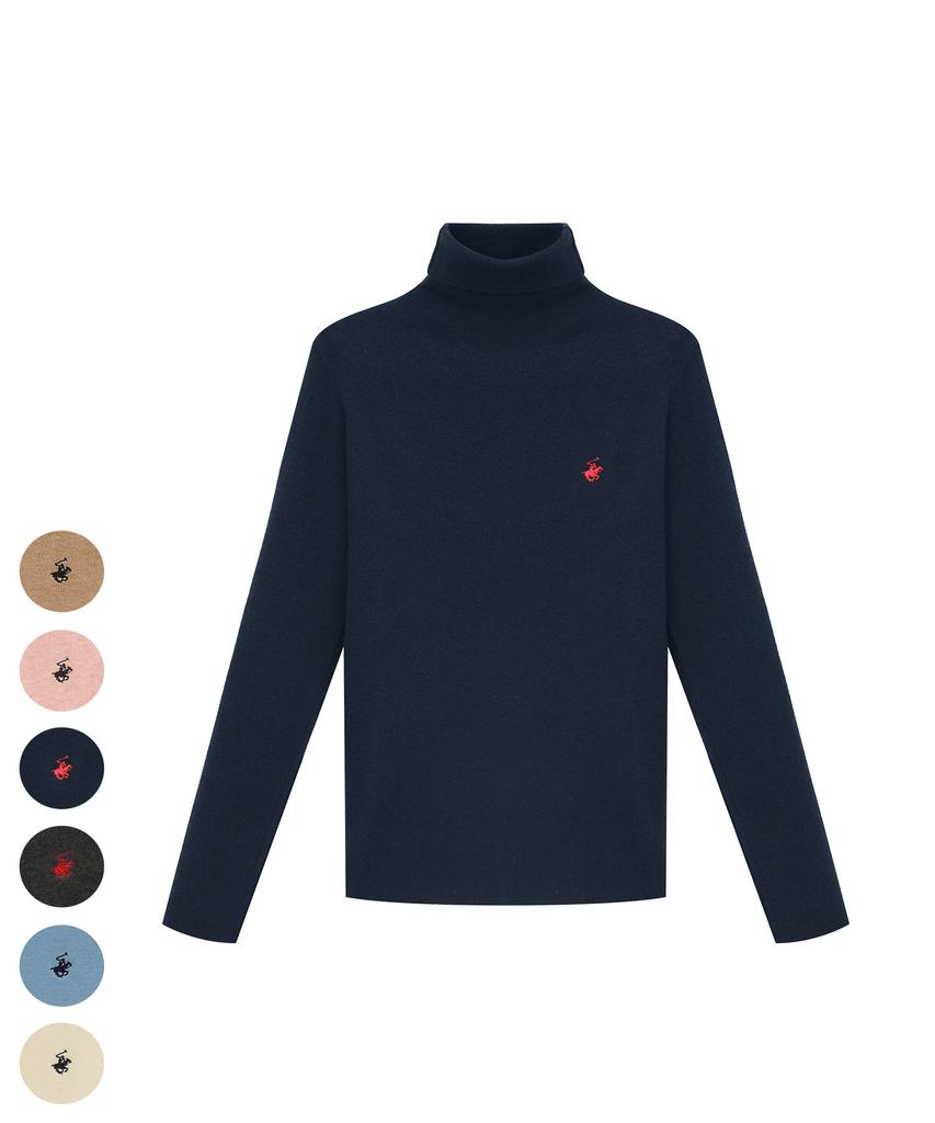 BHPOLOCLUB Women'S Daily Viscose High-Neck Knit 7 Colors Tk029