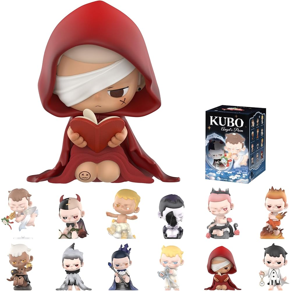 Pop Mart Kubo Серия «Стихи Ангела» Фигурка-сюрприз Премиум-игрушка Оригинальный персонаж 1 шт.