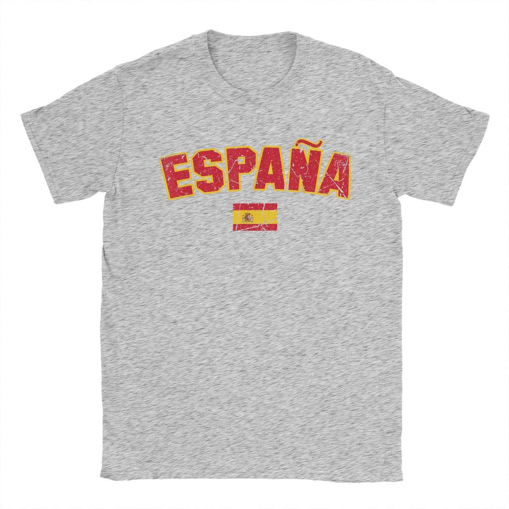 Harajuku TShirt Summer ESPANA Spain Flag Fashion T Shirts 100 Cotton Tee Shirt for Unisex Y2K Classic Cheap Short Sleeve Clothes